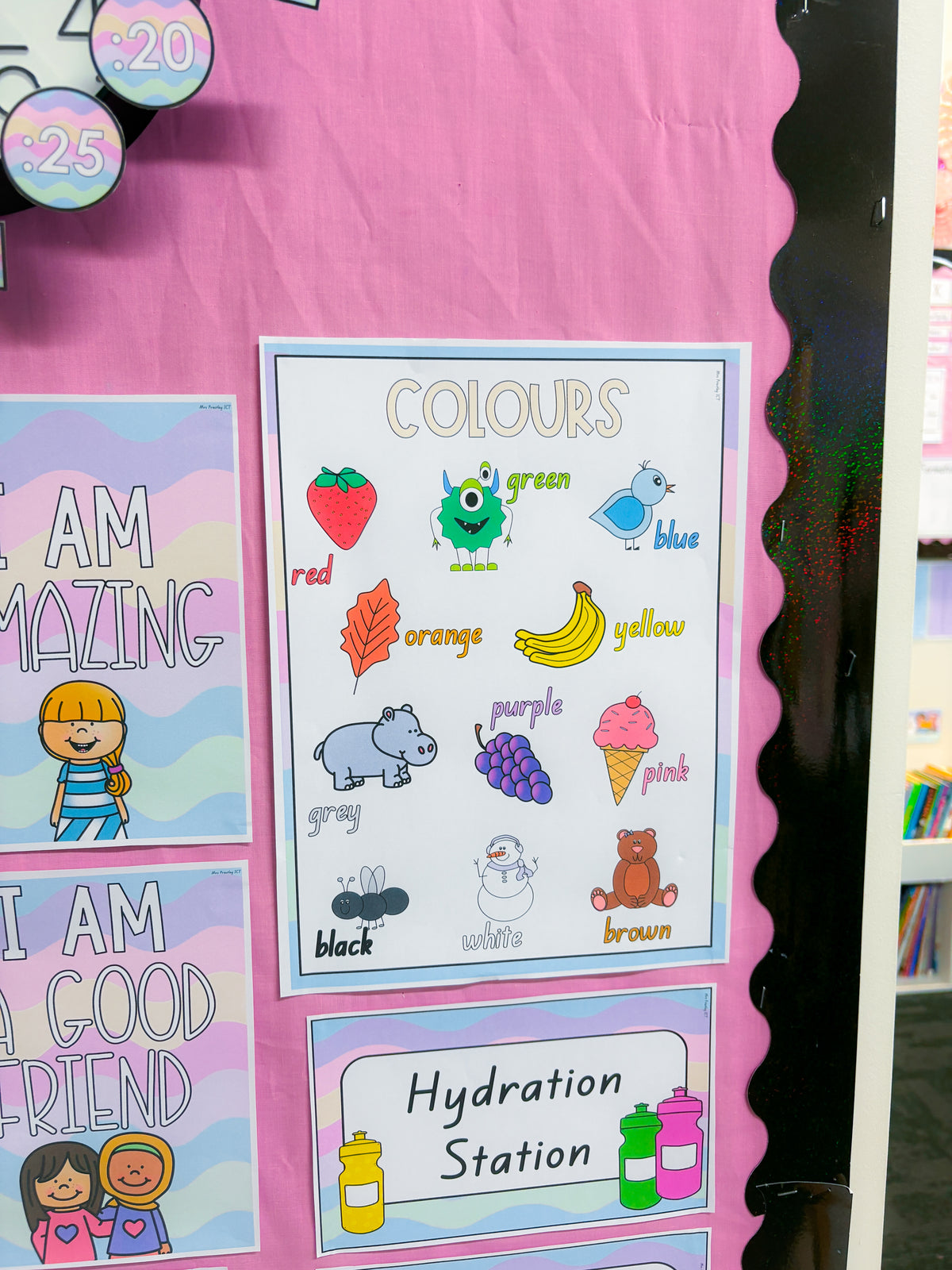Colours Poster (Pastel waves)