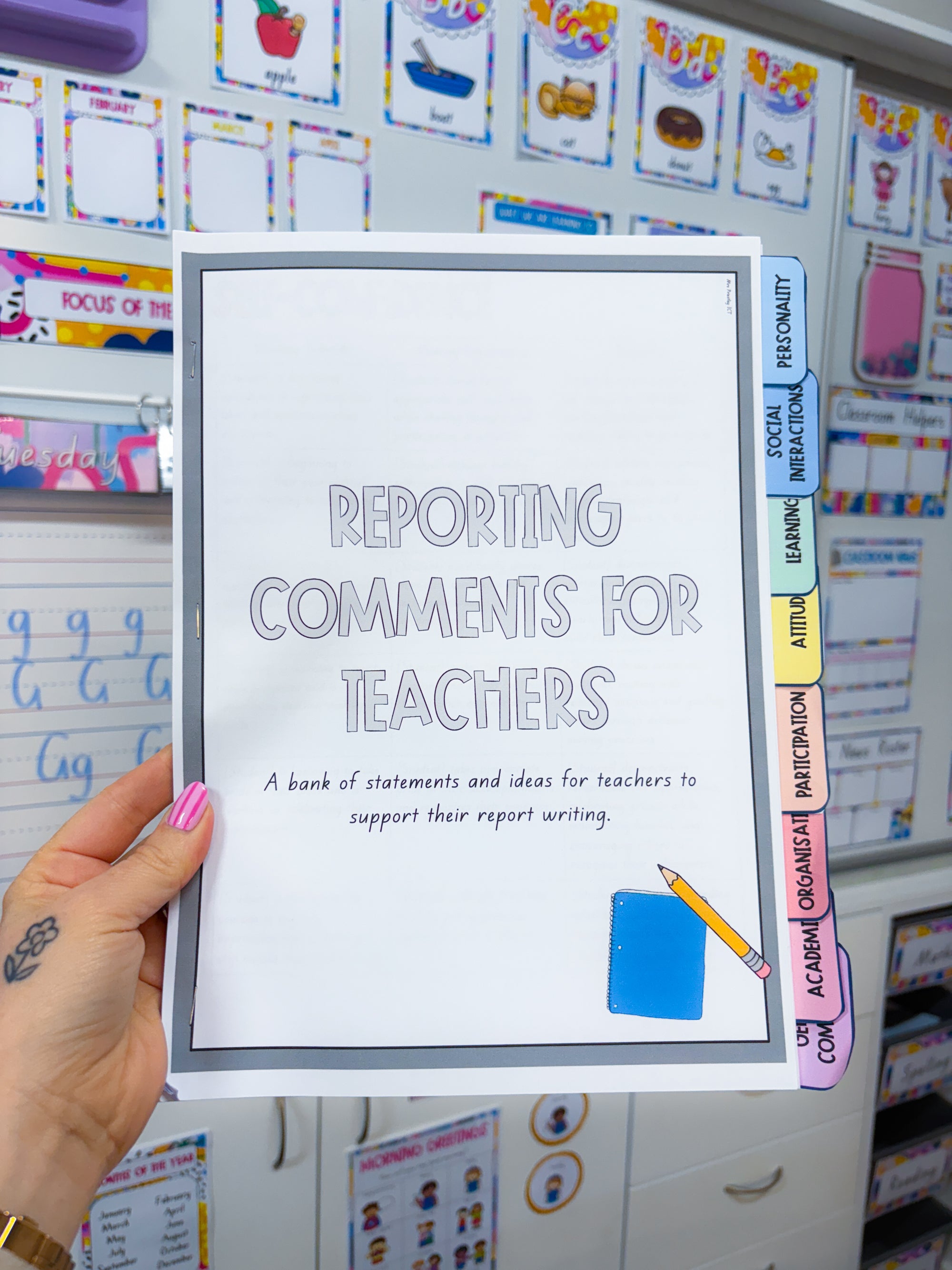 Reporting Comments for Teachers Booklet