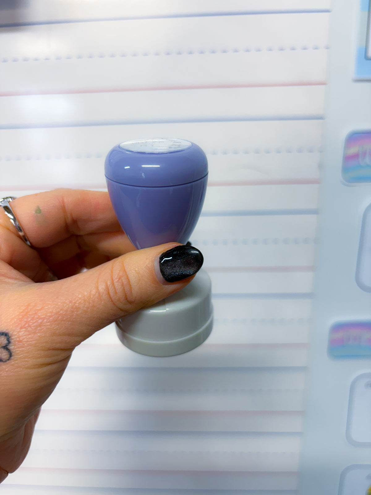 Spell-binding work stamp