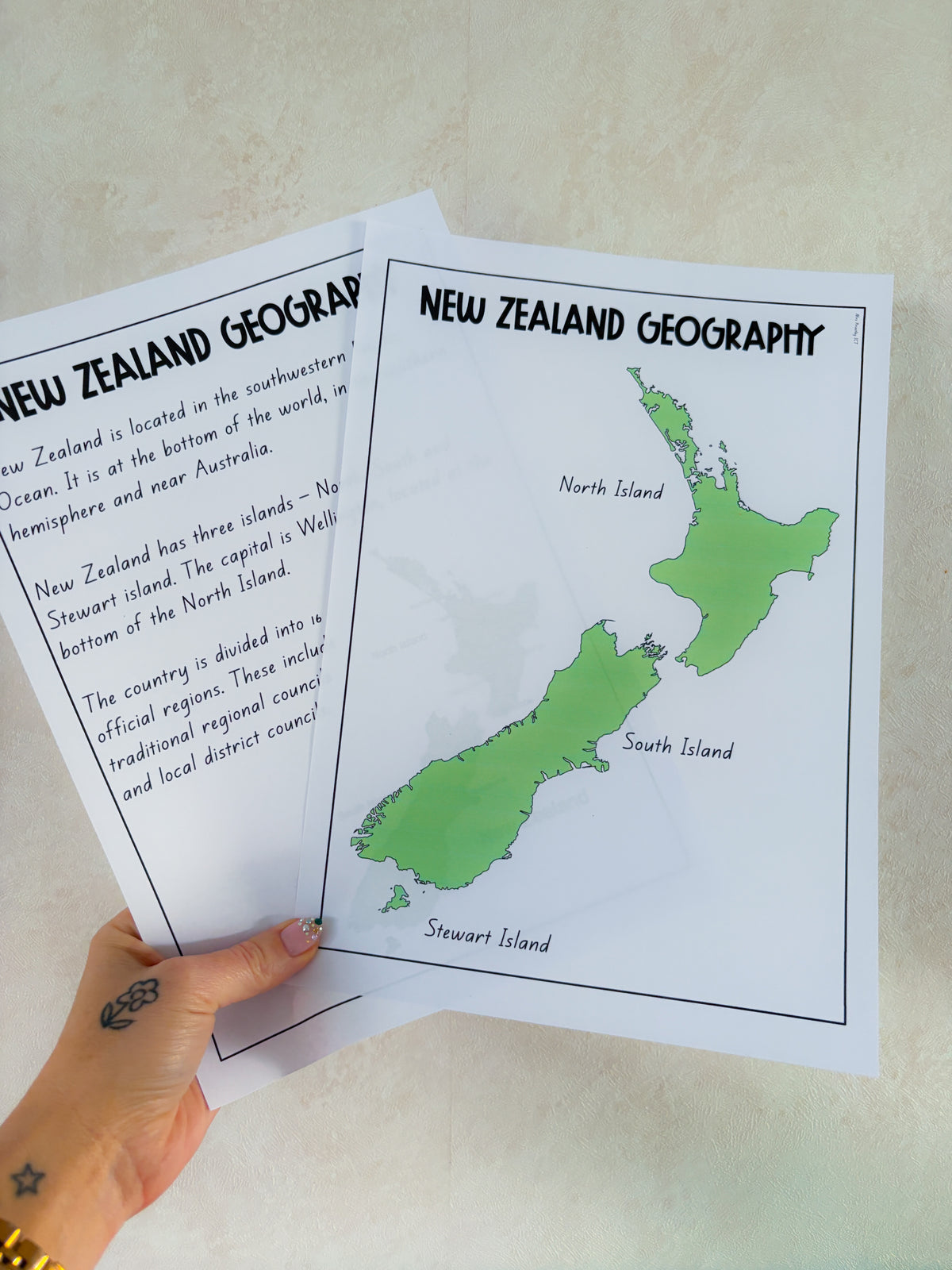 NZ Geography and Landmarks
