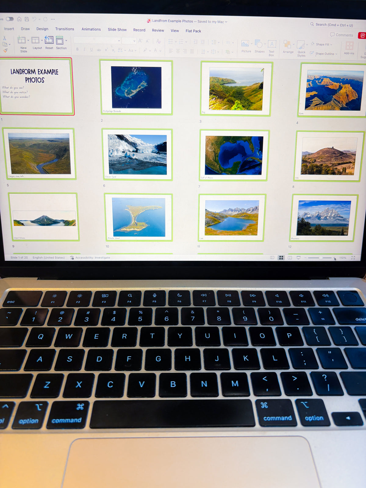 Landform Example Photos