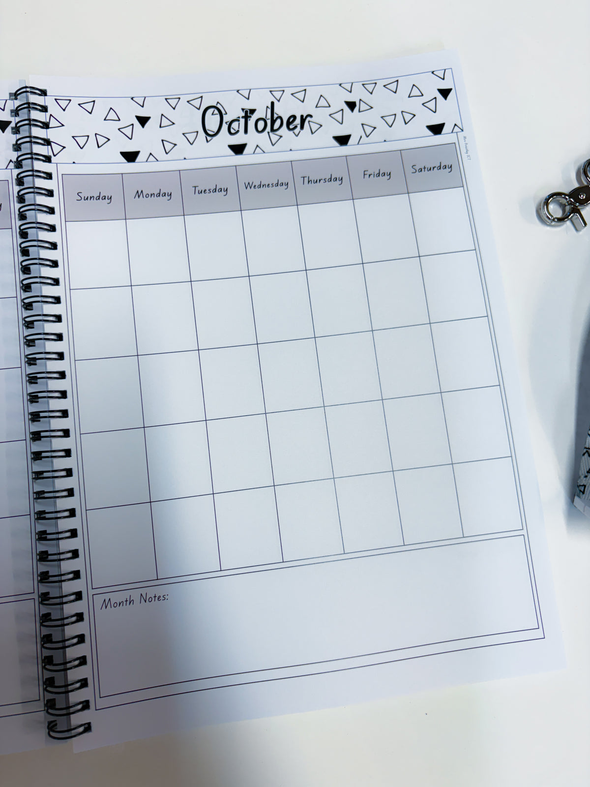 B+W Teaching Organiser