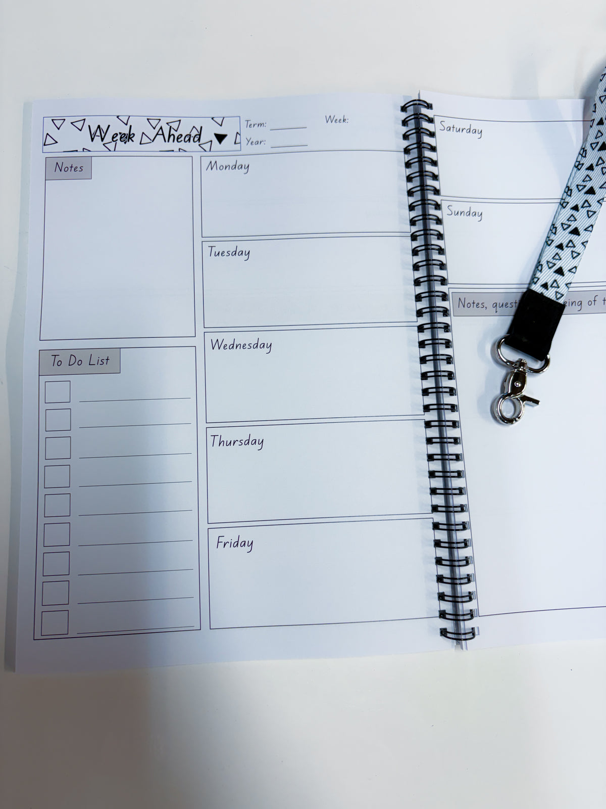 B+W Teaching Organiser