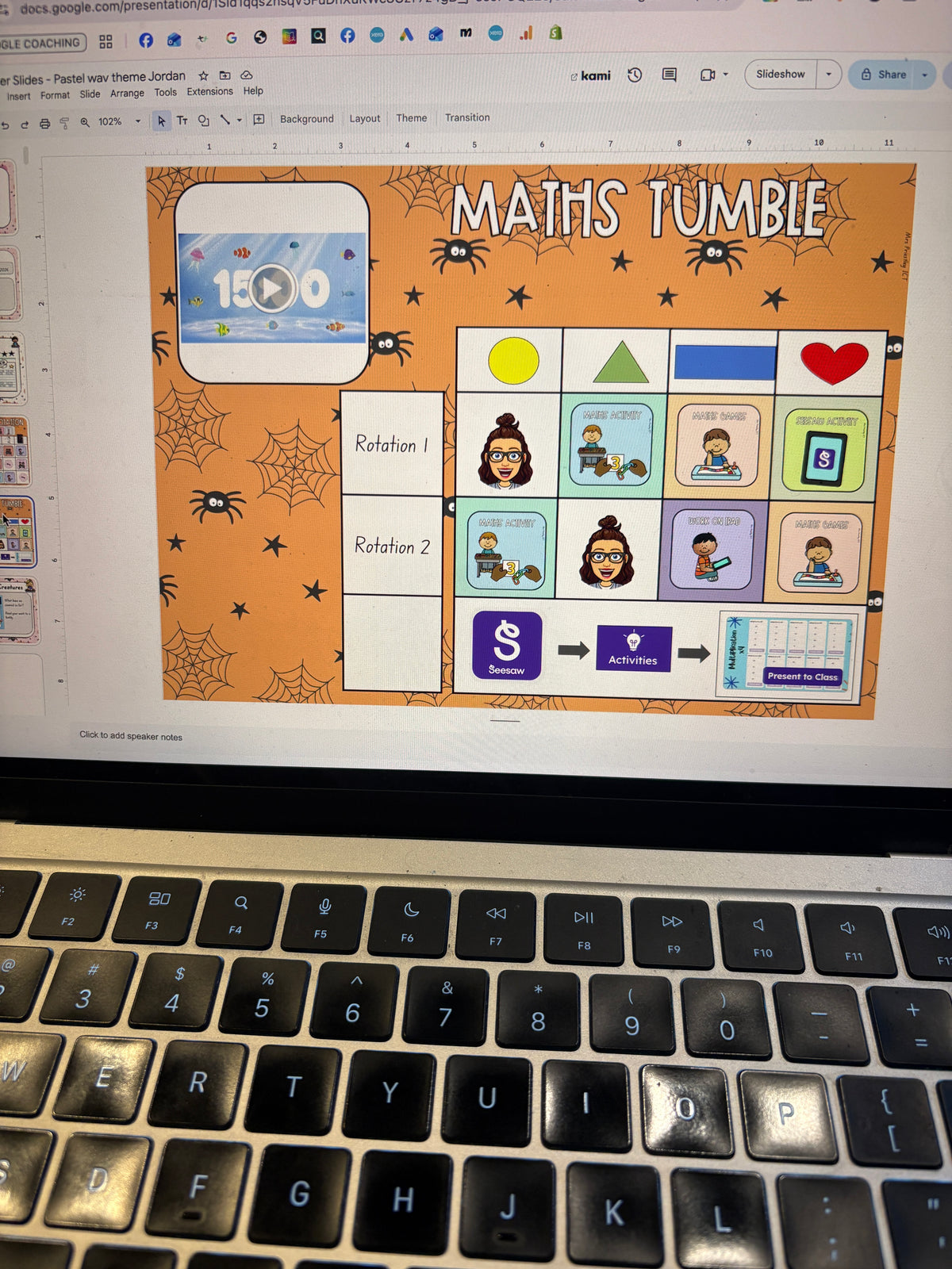 Teacher Slides FULL - Halloween theme