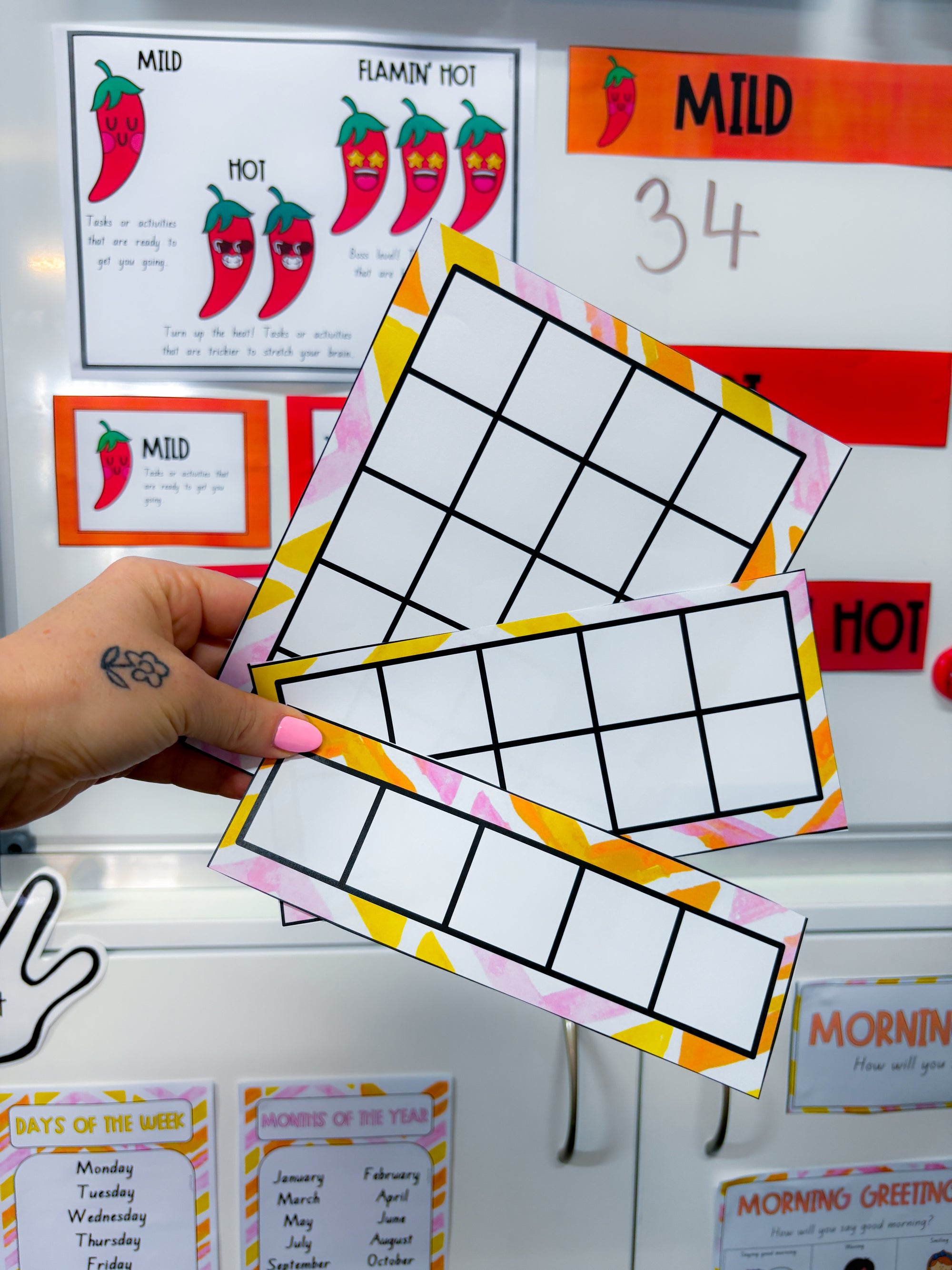5, 10 and 20 frames (Summer Sherbet)