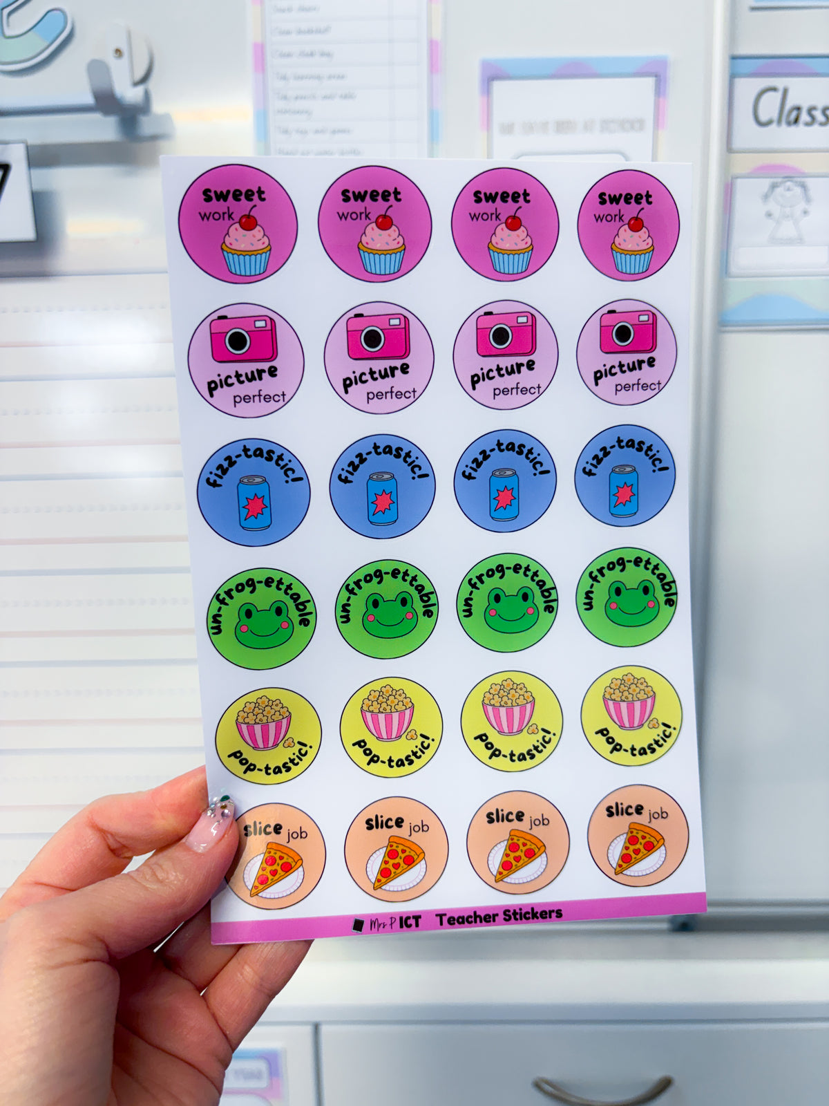 Teacher Stickers - Pack 12