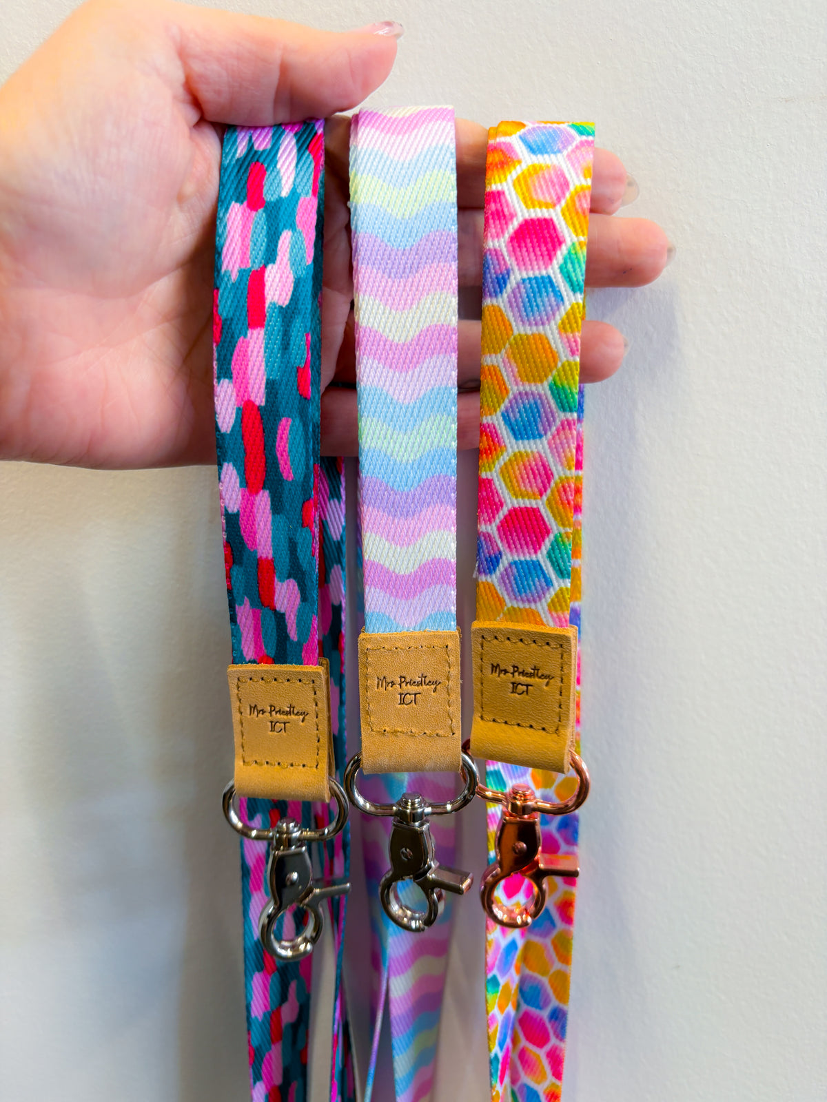 Berry Teal Lanyard