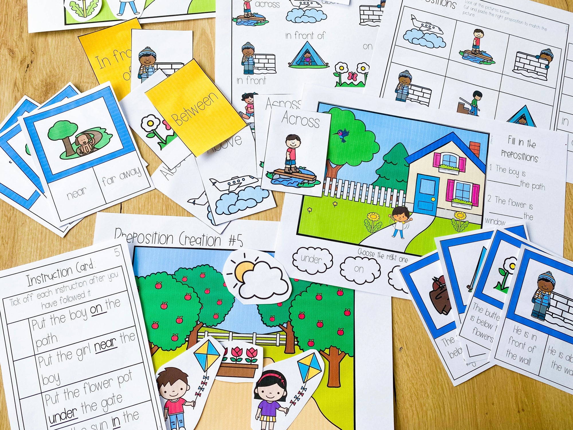 Prepositions Pack