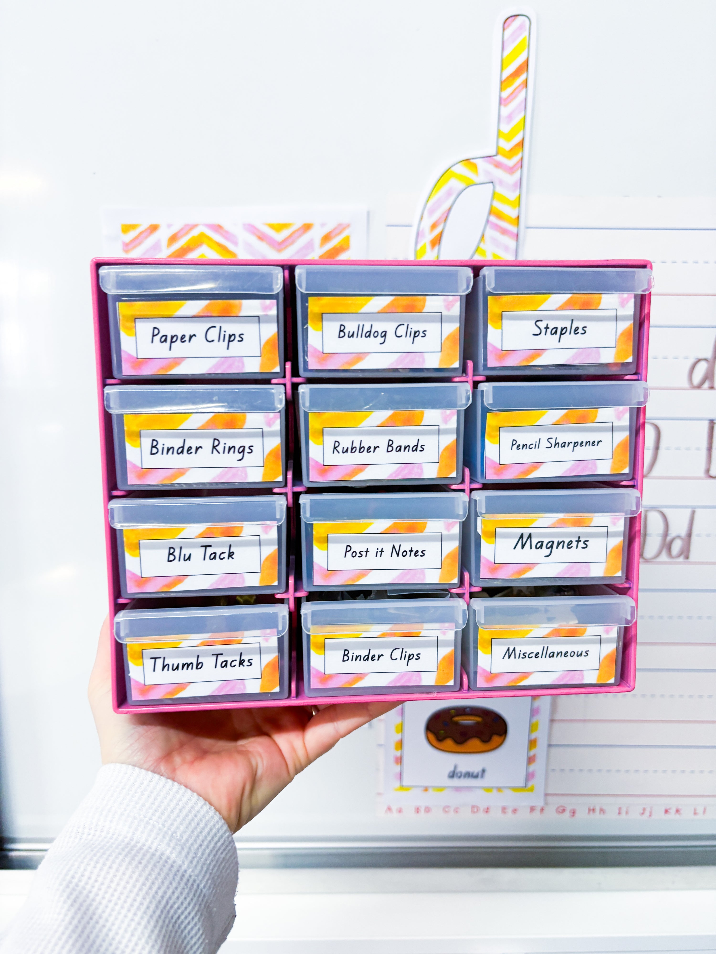 Teacher Toolbox Labels (Summer Sherbet)