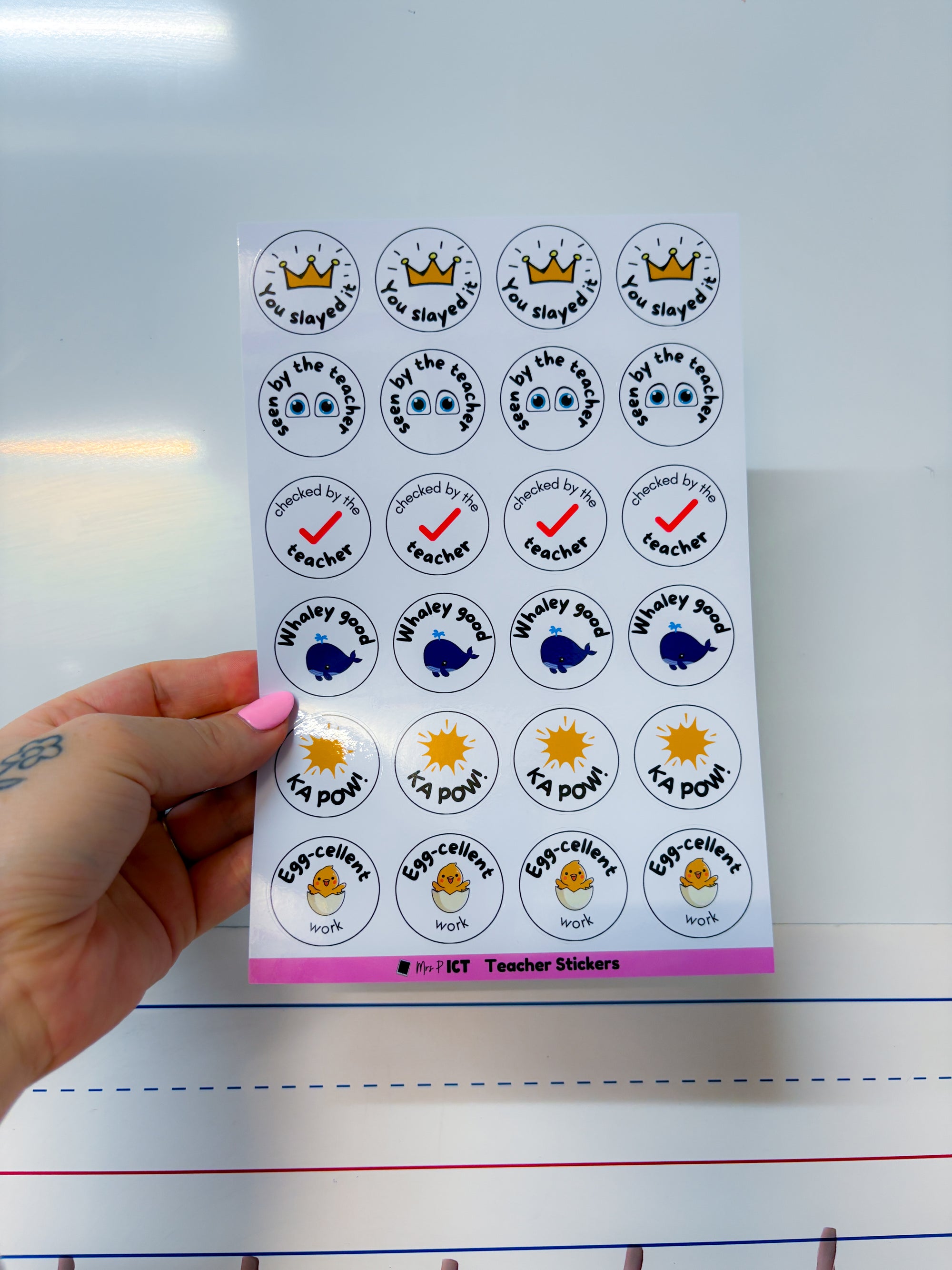 Teacher Stickers - Pack 3