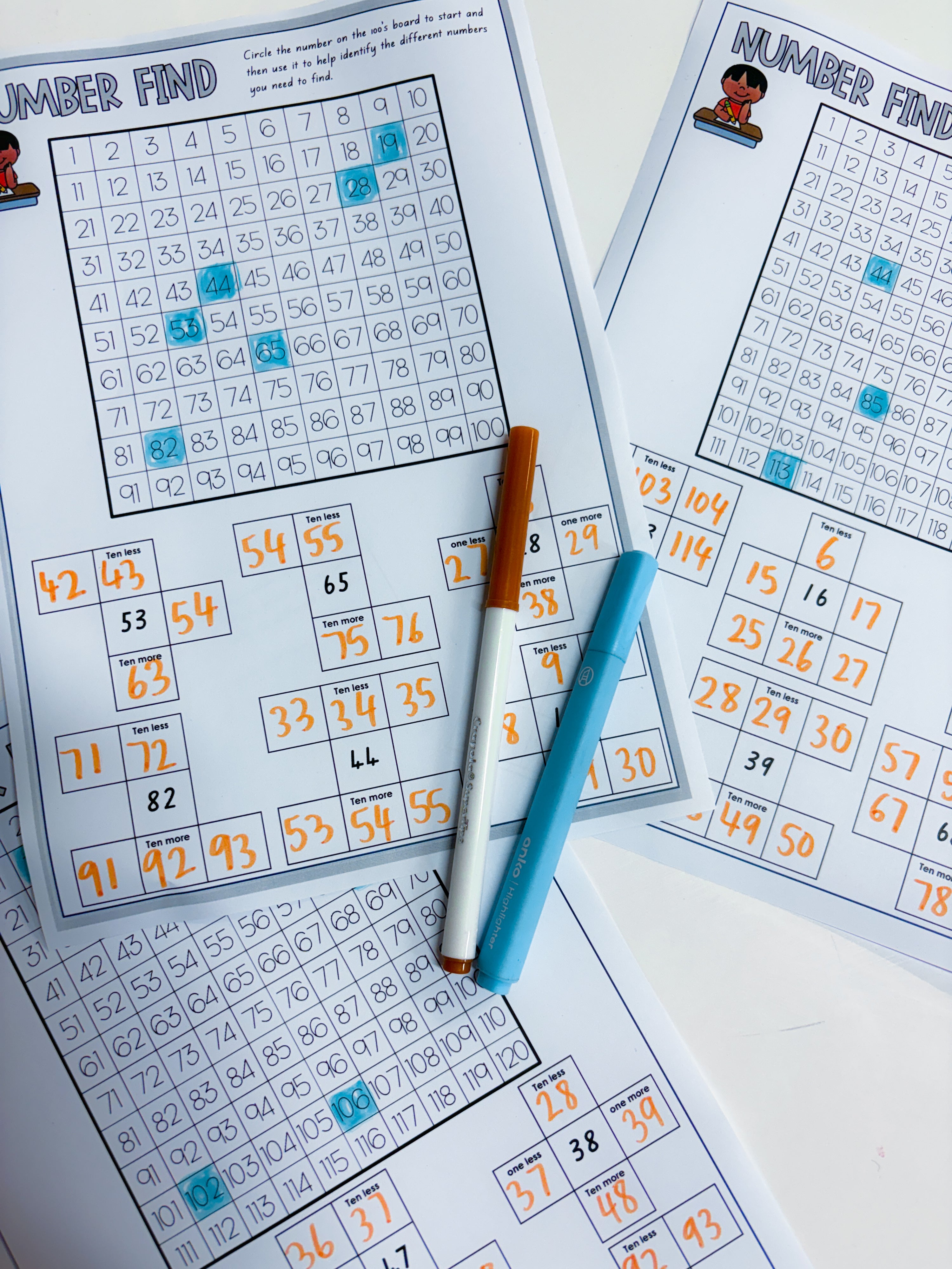 Number Find Puzzles