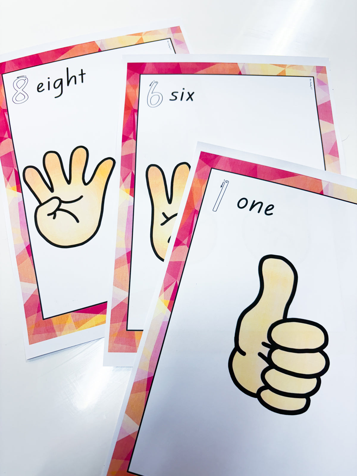 Finger Method Month Finger pattern posters – Mrs Priestley ICT
