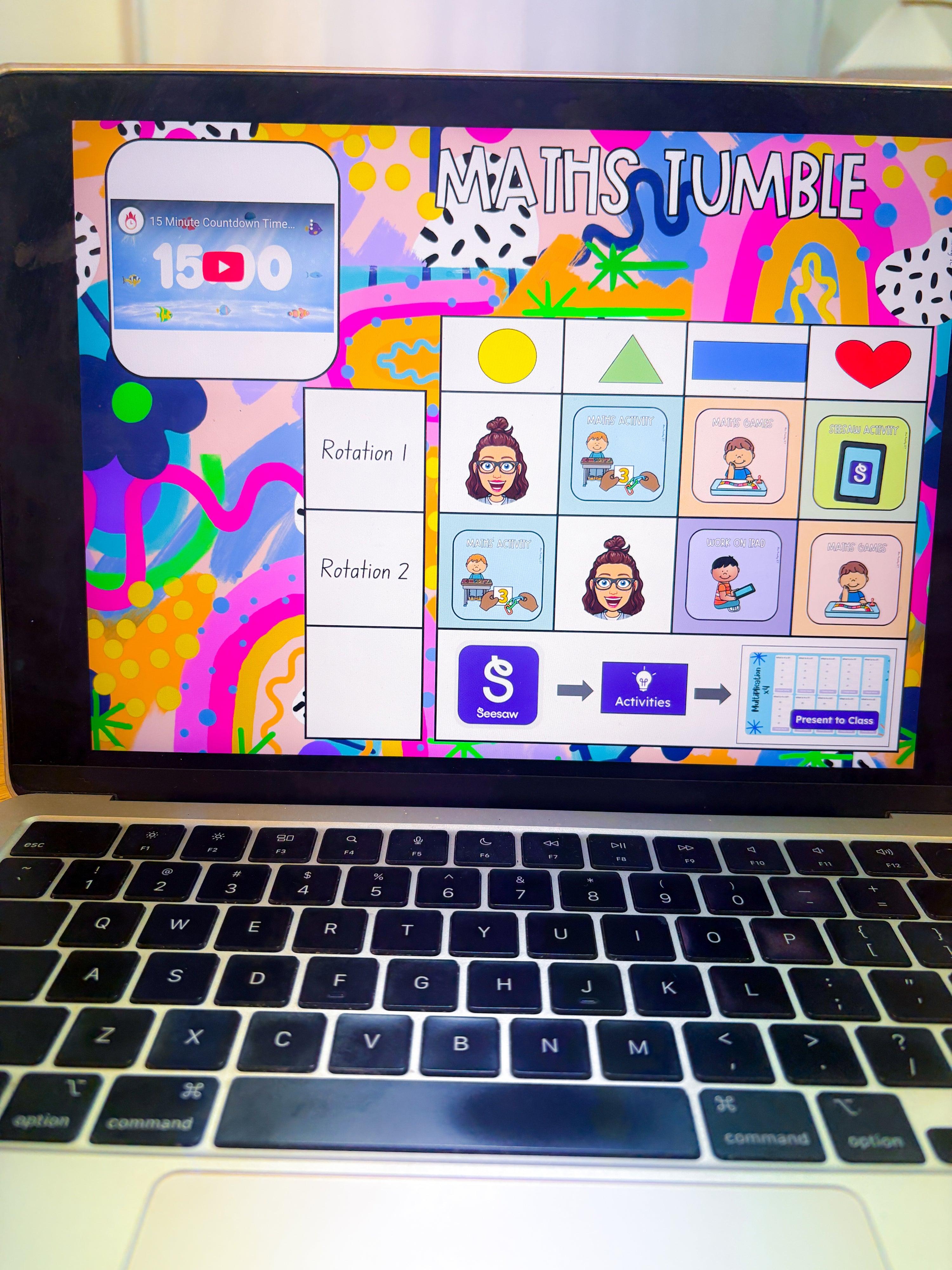 Teacher Slides FULL - Rainbow of Hope theme