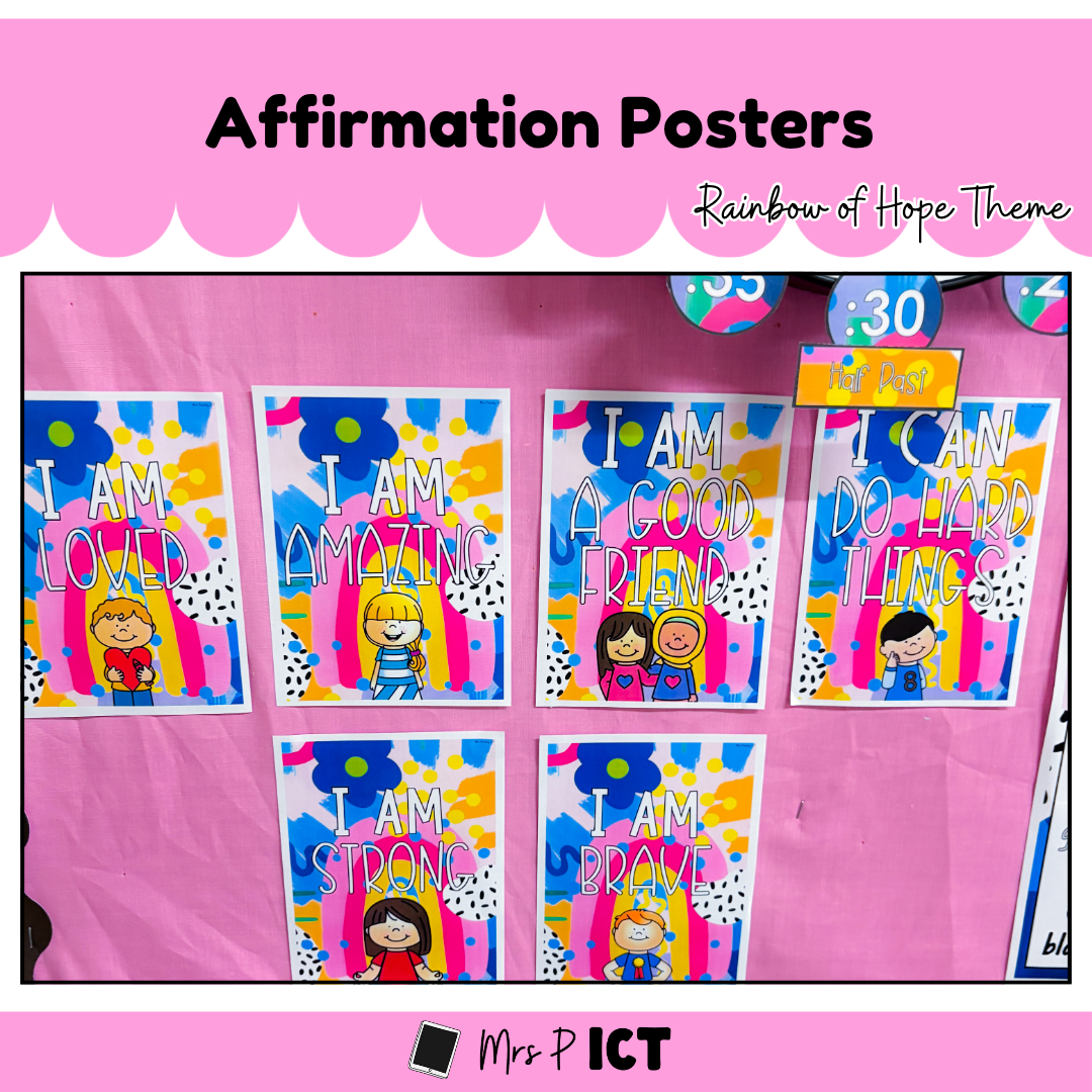 Affirmation Posters - Rainbow of Hope