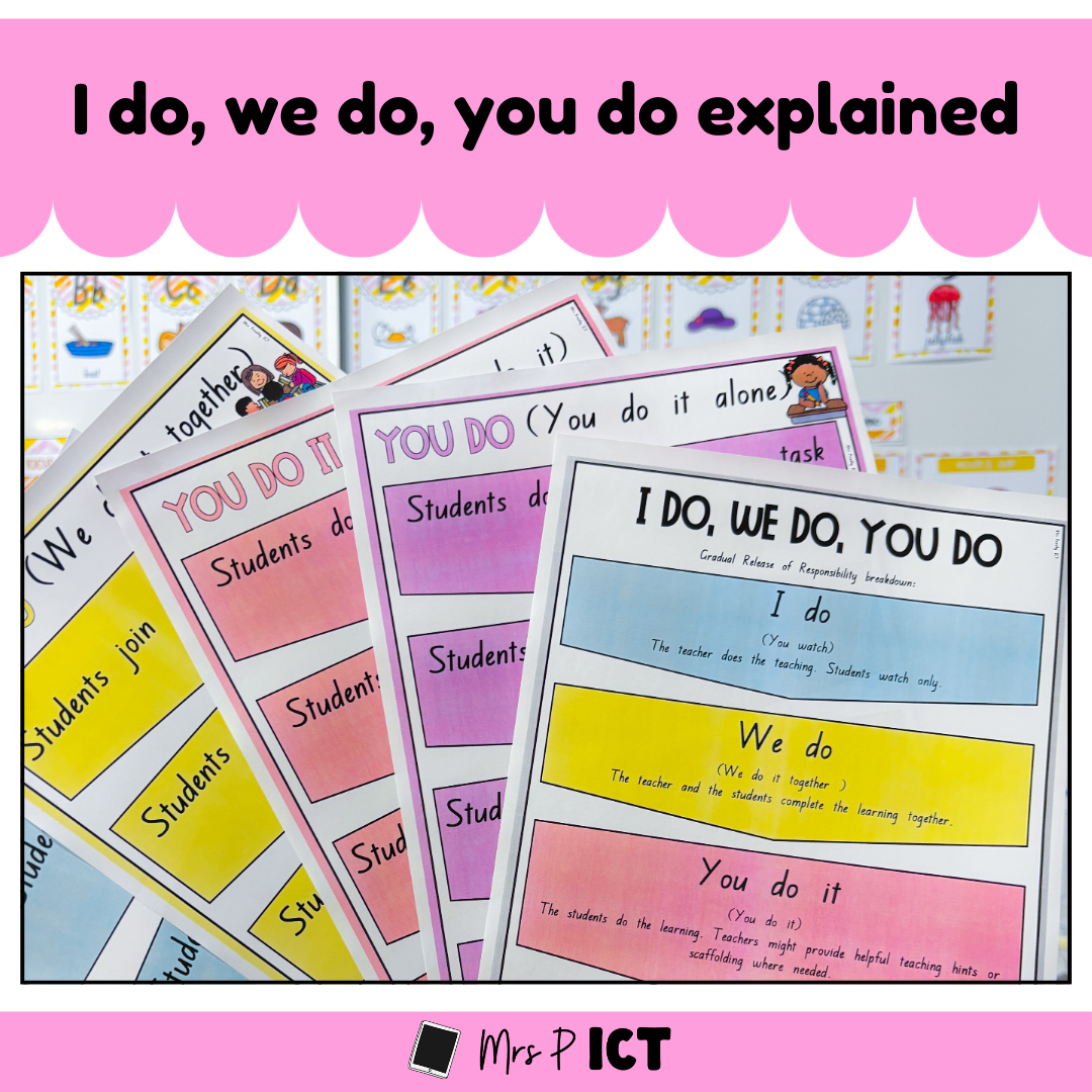 I do, we do, you do explained freebie