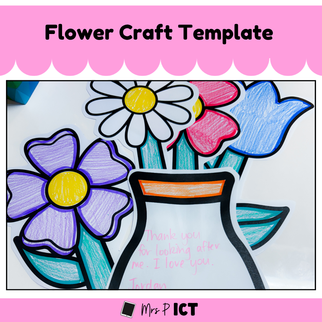 Flower Craft Template