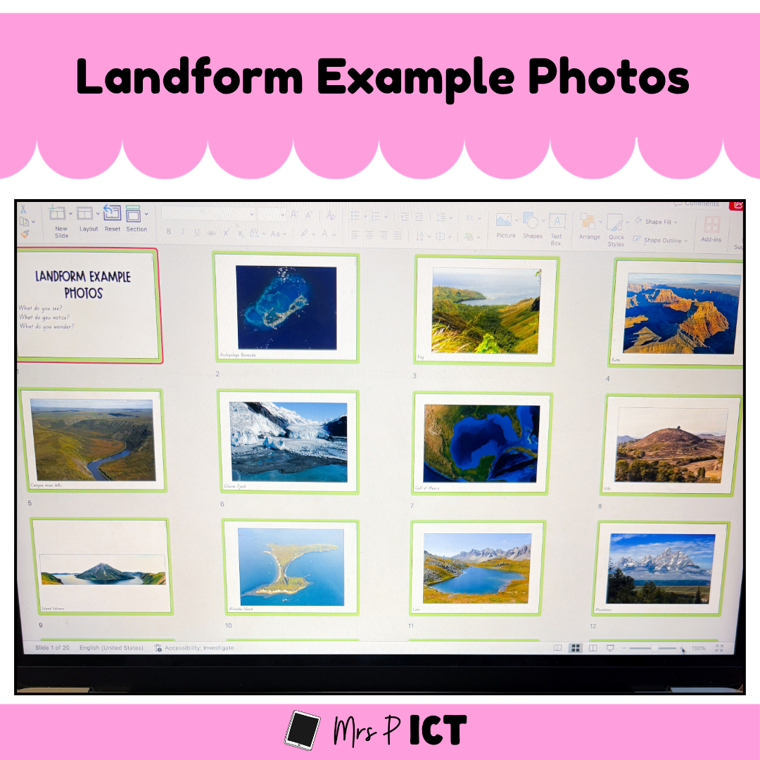 Landform Example Photos