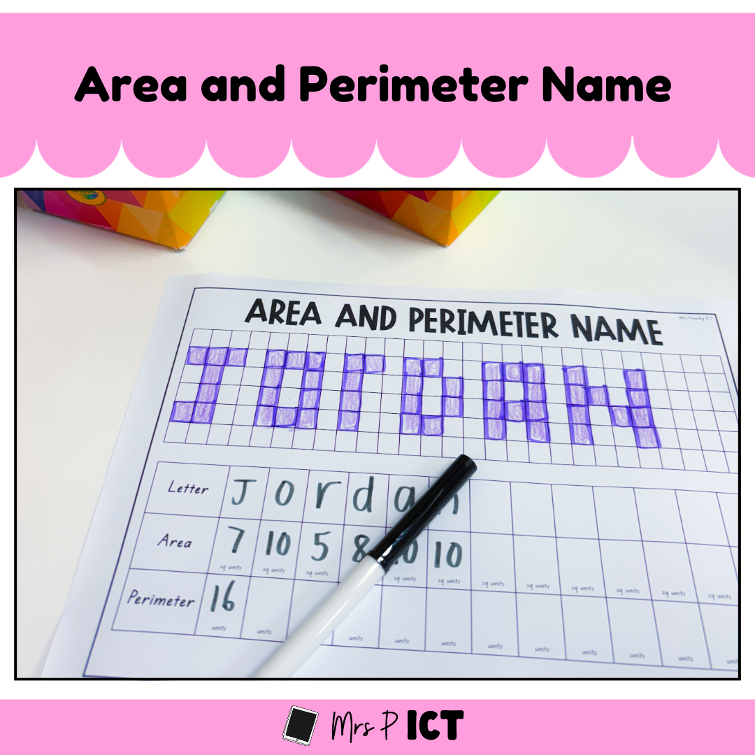 Area and Perimeter Name