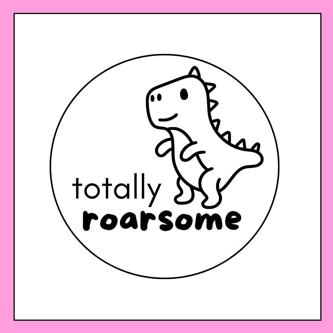 Totally Roarsome stamp