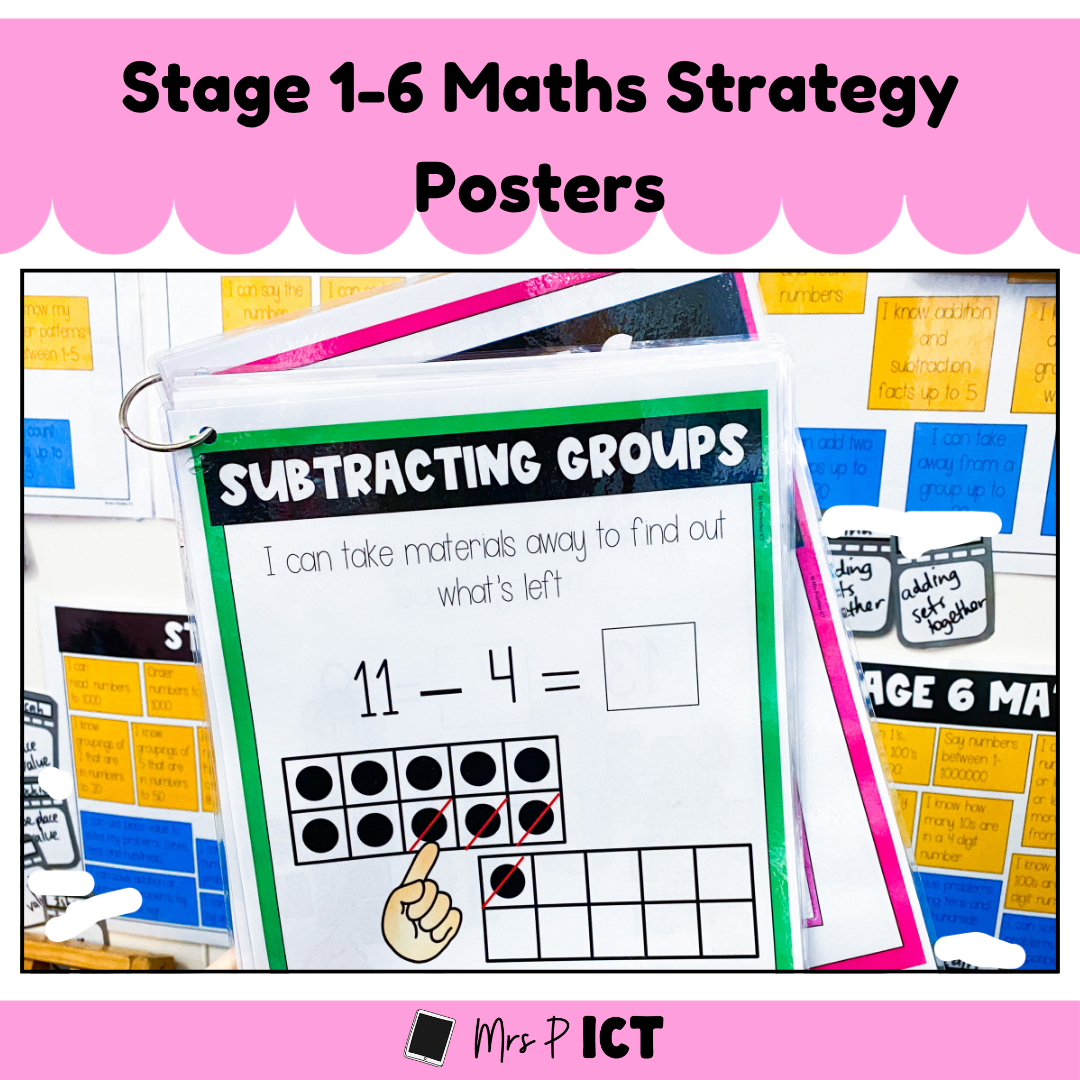 Stage 1-6 Maths Strategy Posters