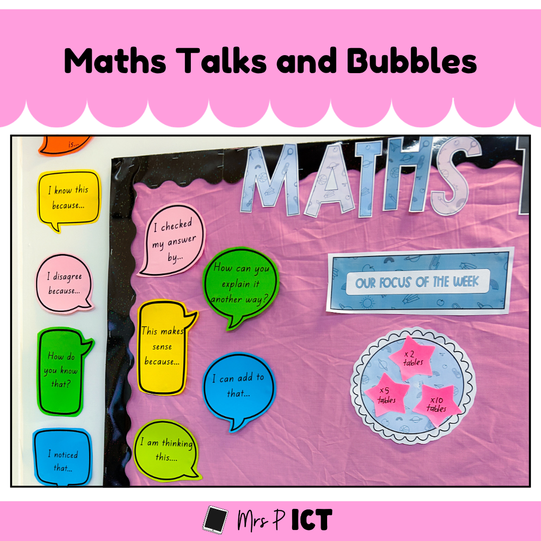 Maths Talks and Bubbles