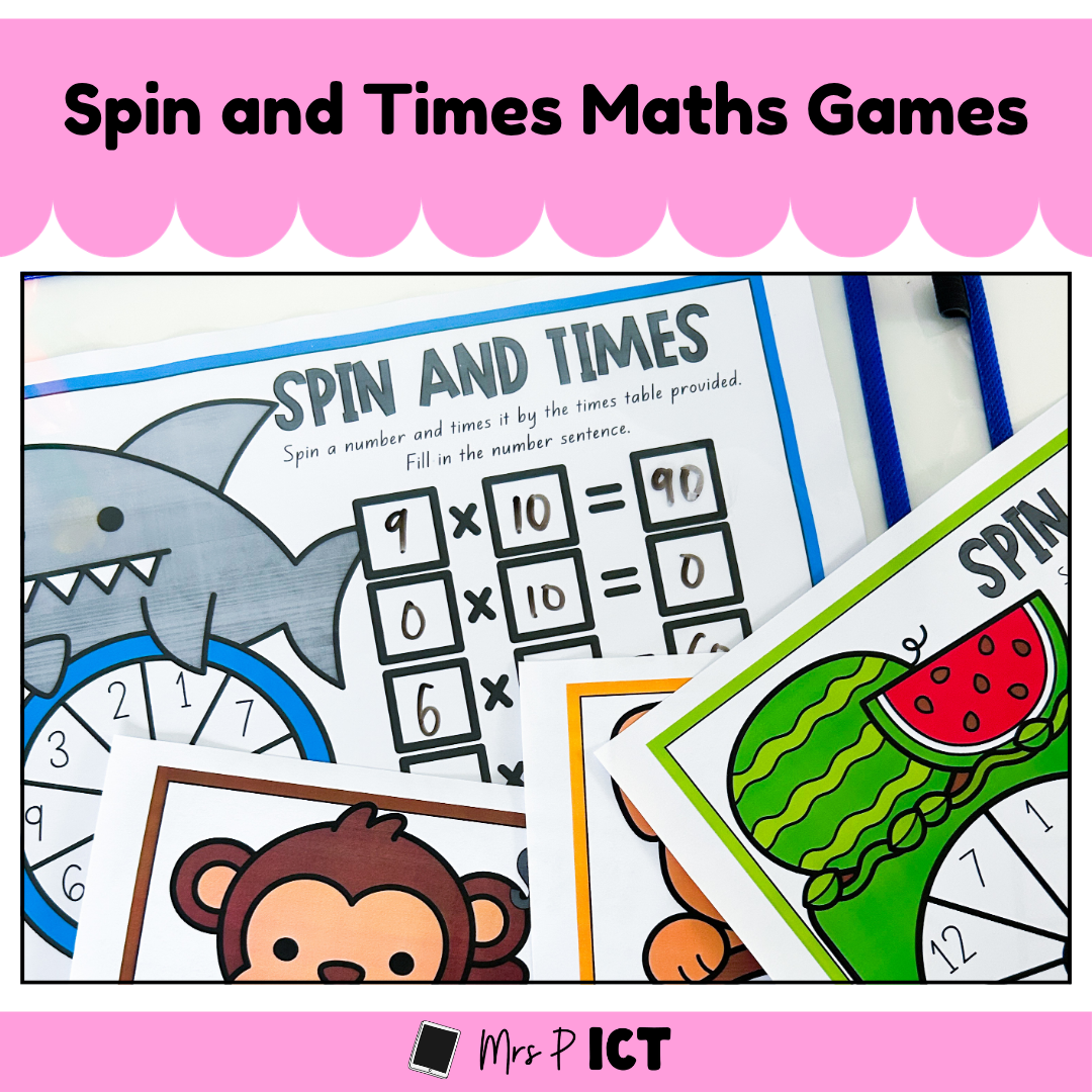 Spin and Times Maths Games