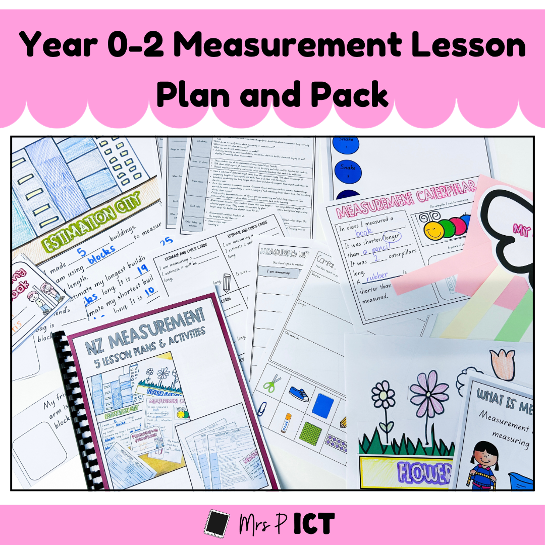 Year 0-2 Measurement Lesson Plan and Pack