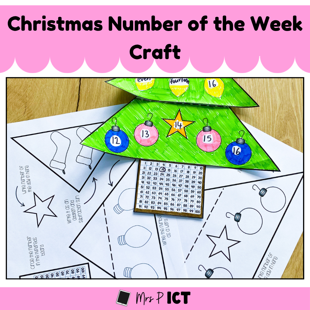 Christmas Number of the Week Craft