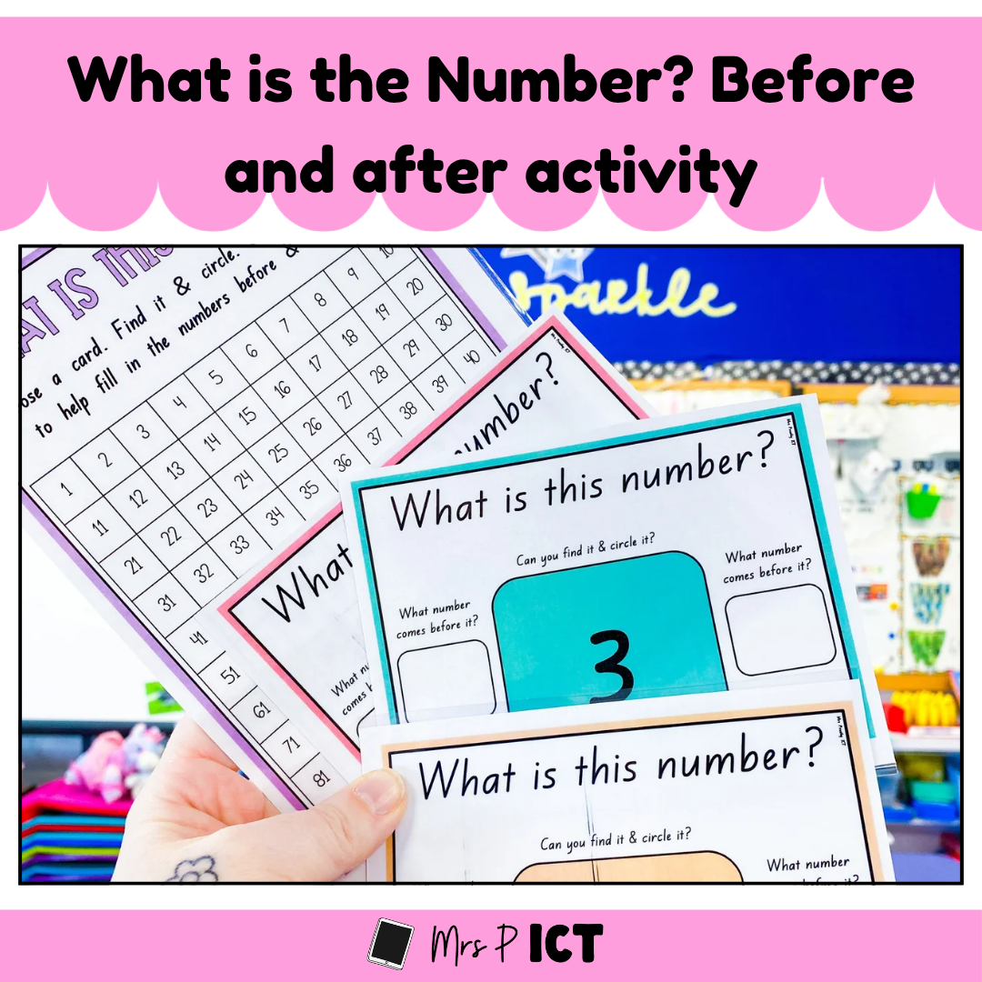 What is the number? Before and after activity