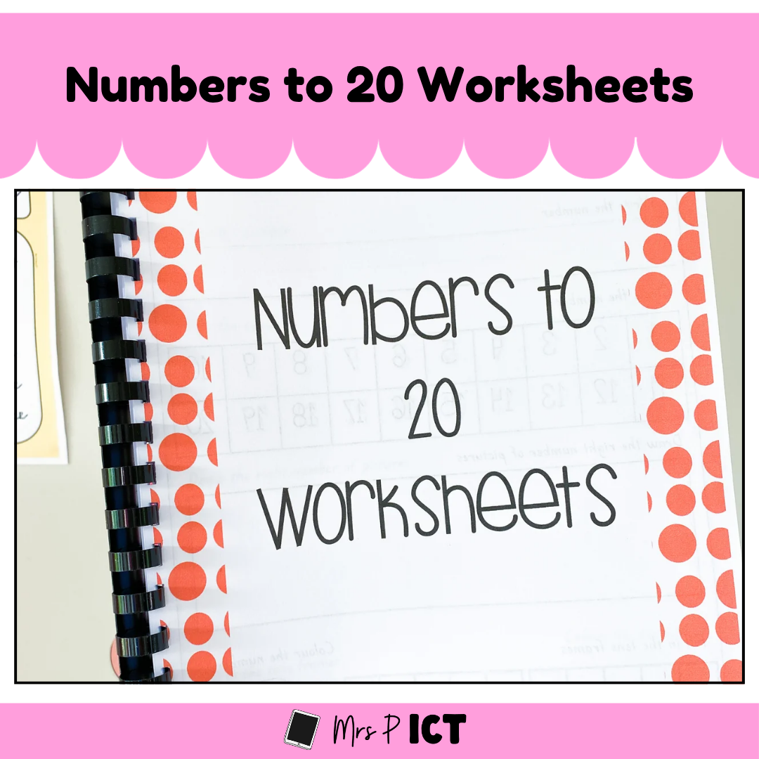 Numbers to 20 Worksheets