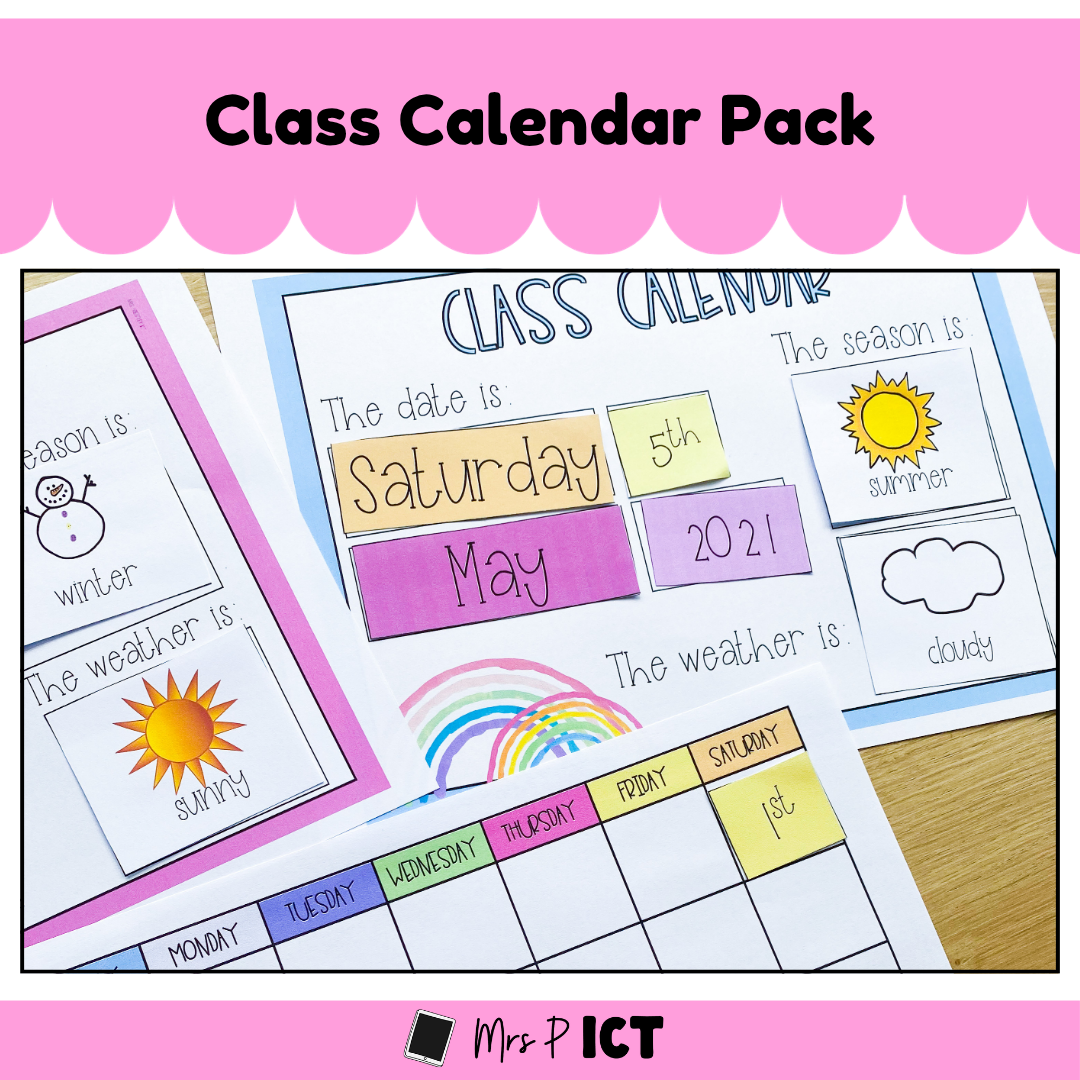 Class Calendar Pack