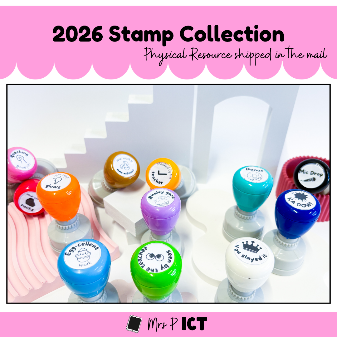 Mrs P ICT Teacher Stamps (2026)