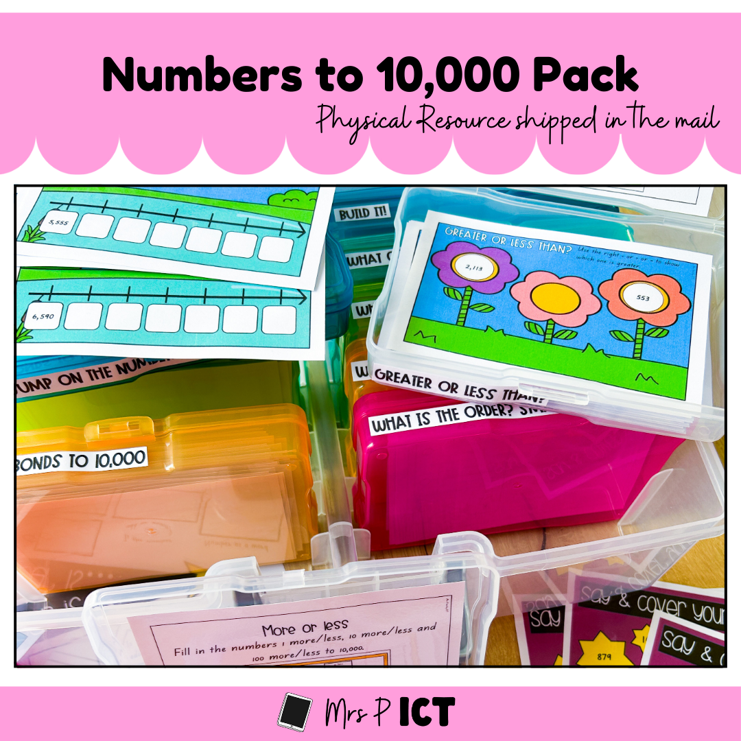 Numbers to 10,000 Pack