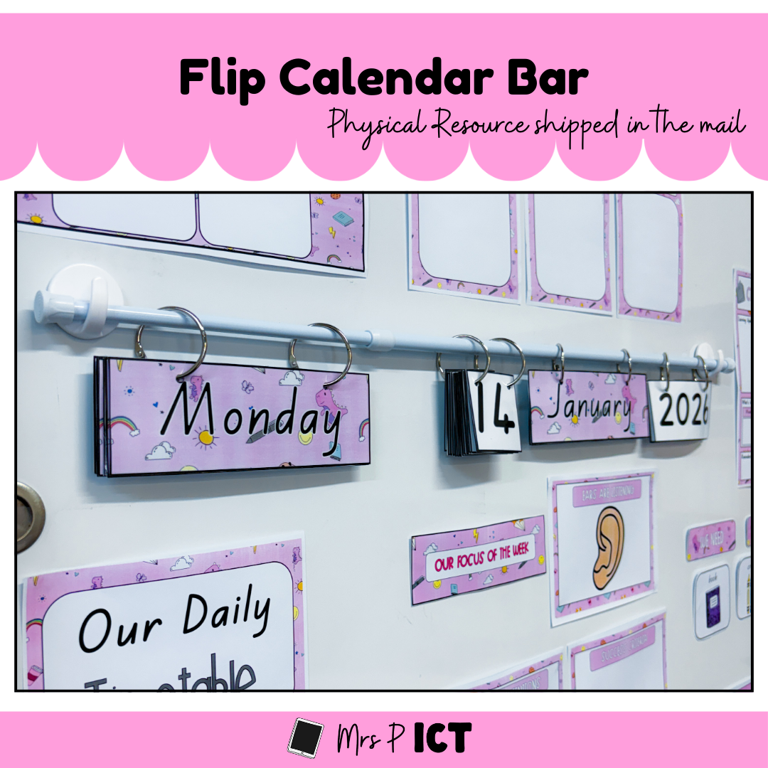 Flip Calendar and Bar