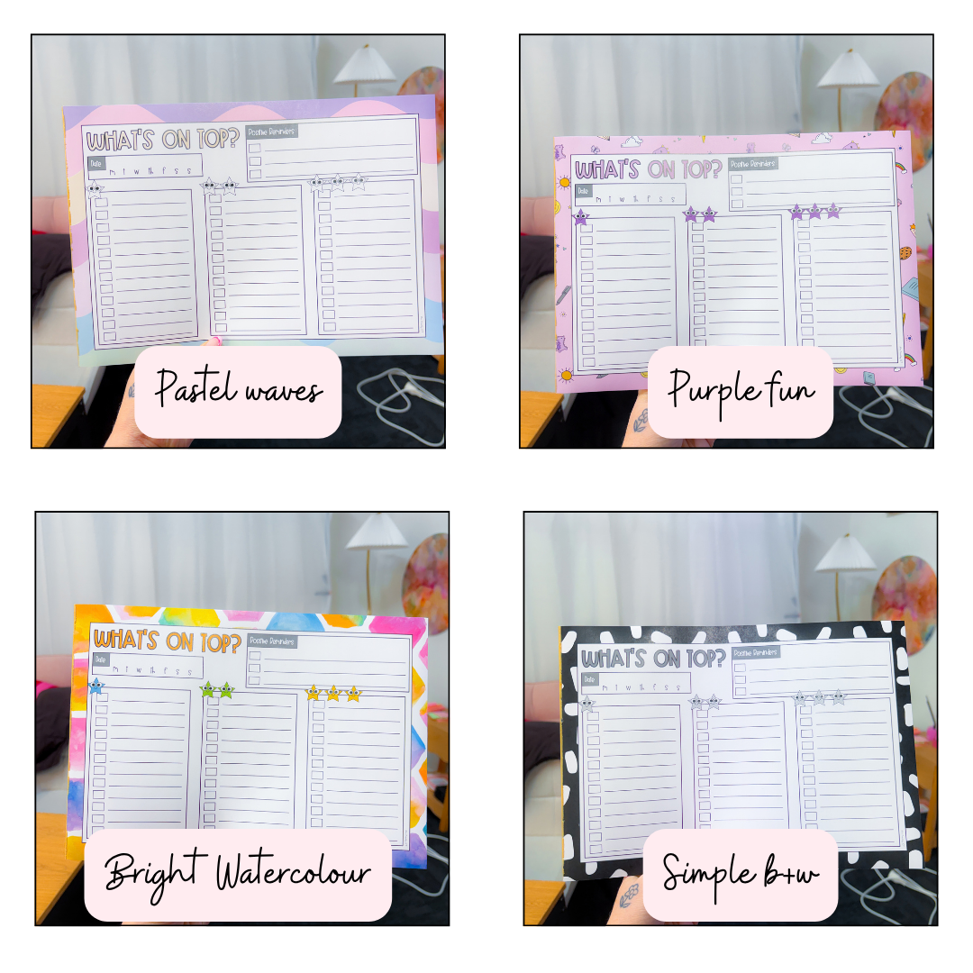 Notepad + lanyard + organiser combo