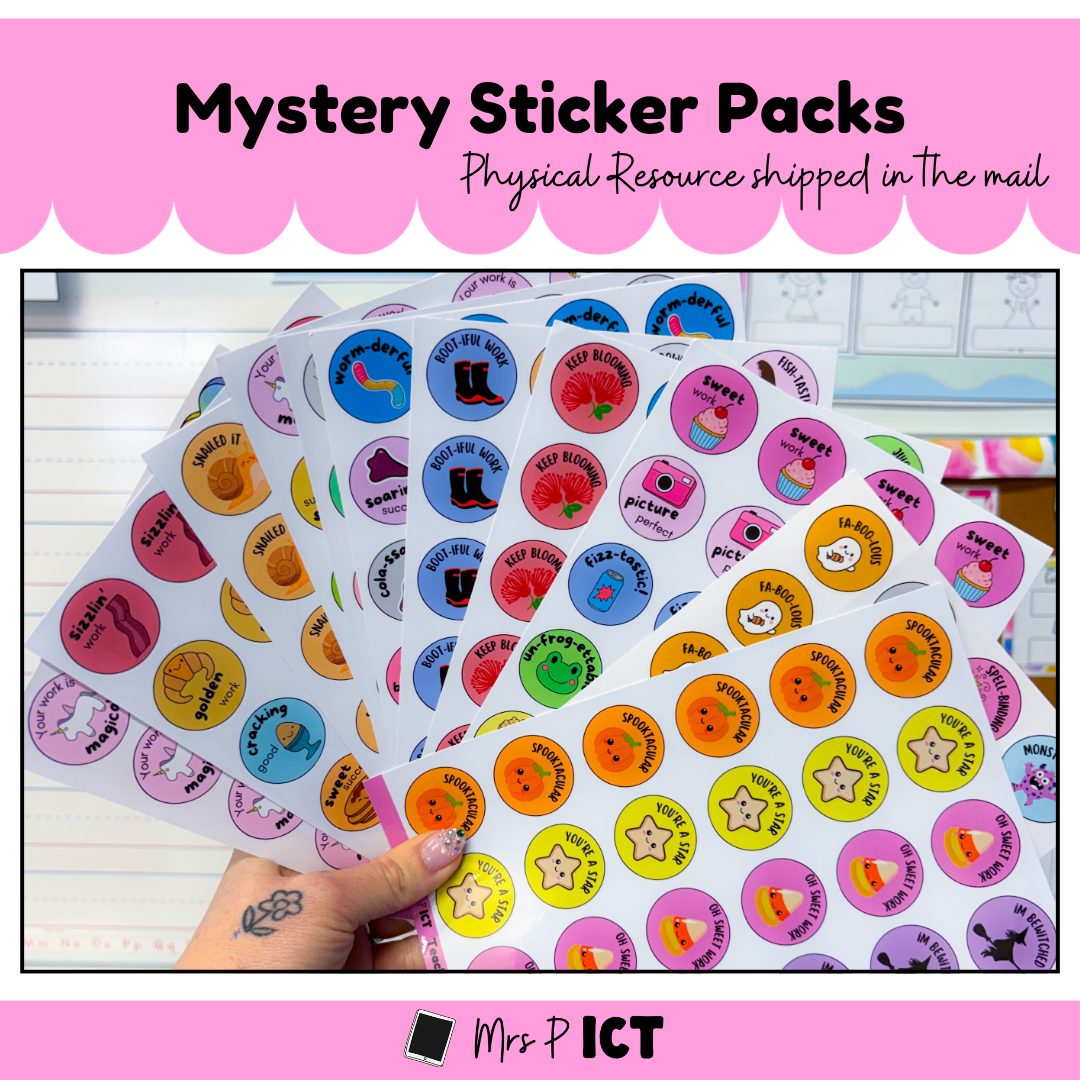 Mystery Sticker Packs