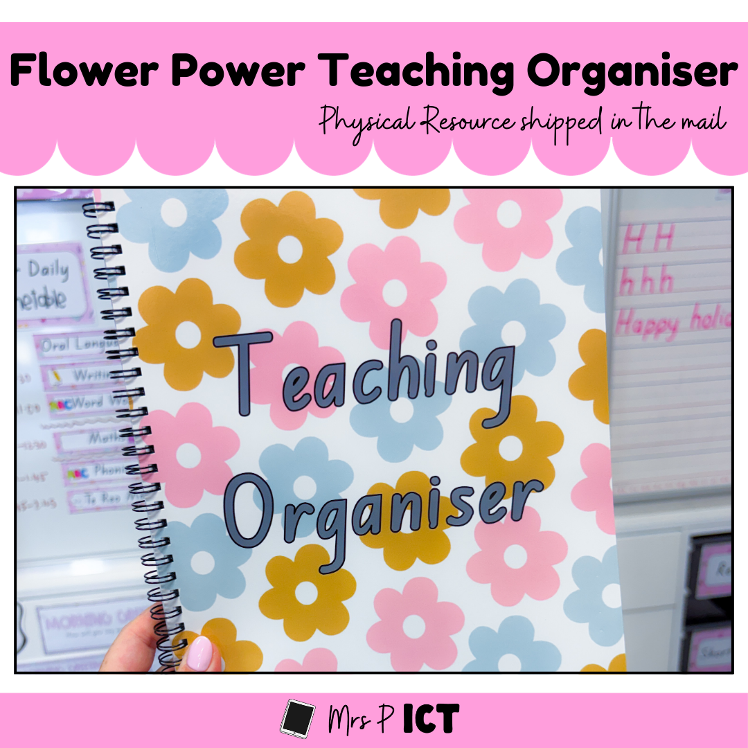 Flower Power Teaching Organiser