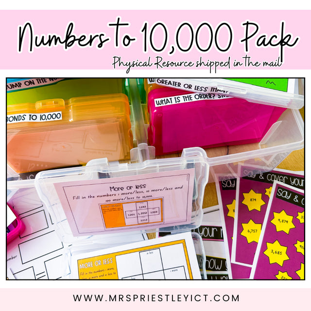 Numbers to 10,000 Pack