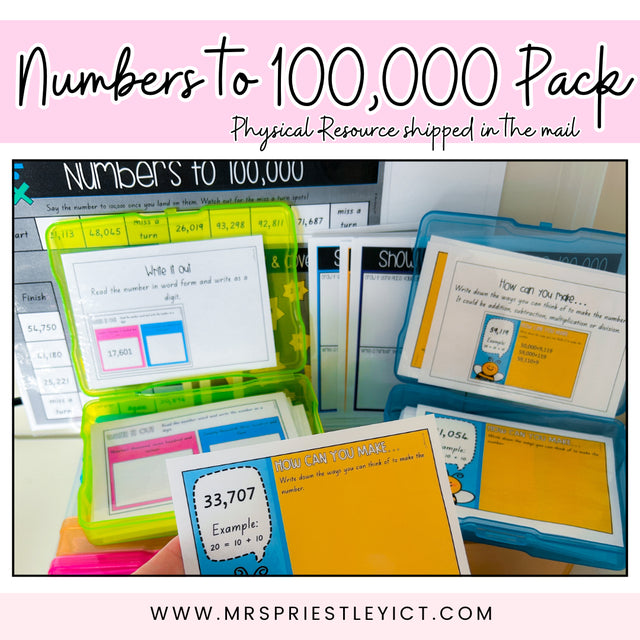 Numbers to 100,000 Pack