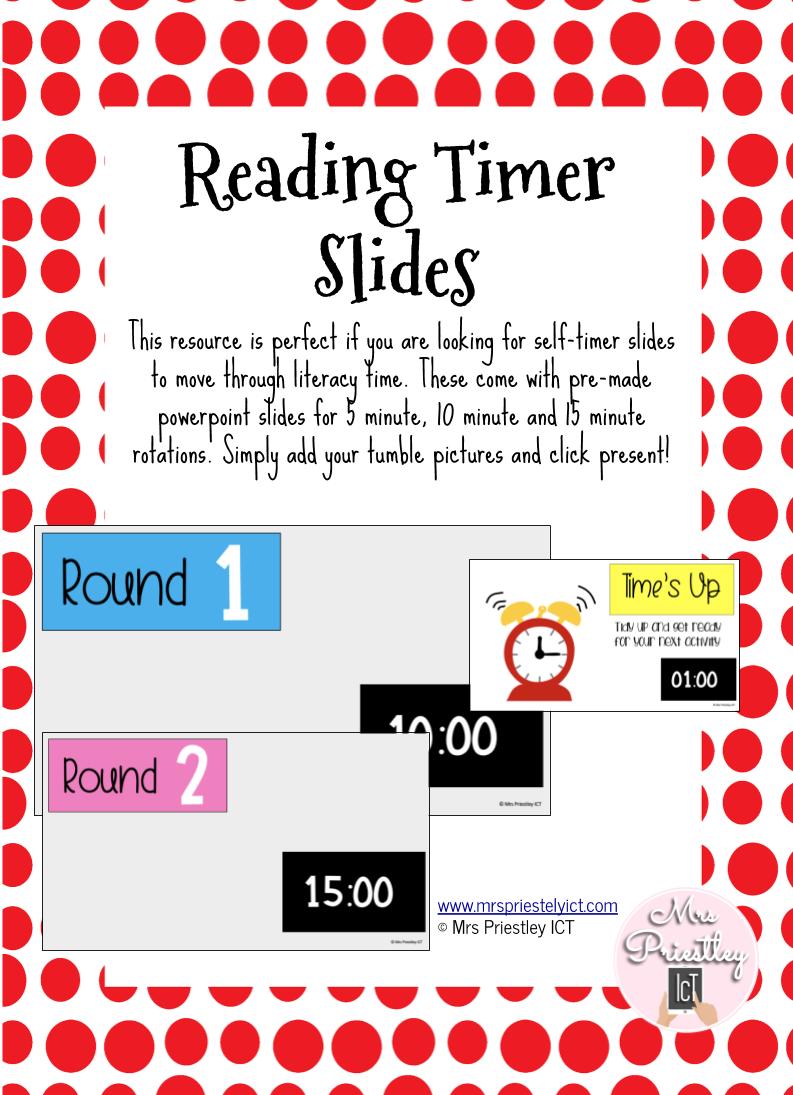 Read Timer Reading Timer Slides – Mrs Priestley ICT