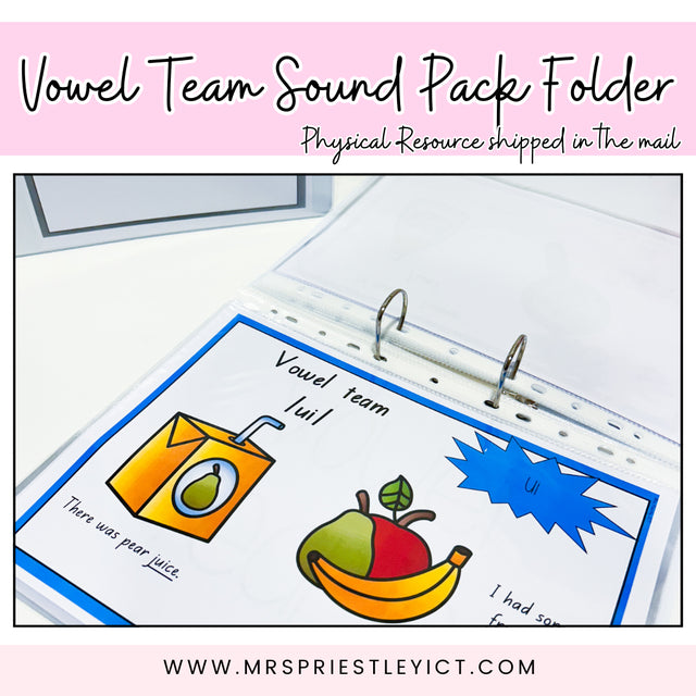 PHYSICAL ORDER: Vowel Team Sound Pack Folder