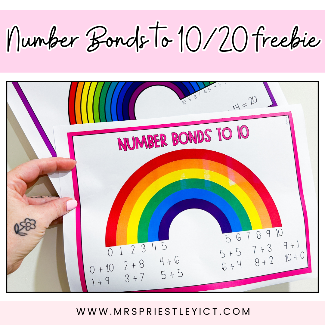 Number bonds to 10 and 20 freebie