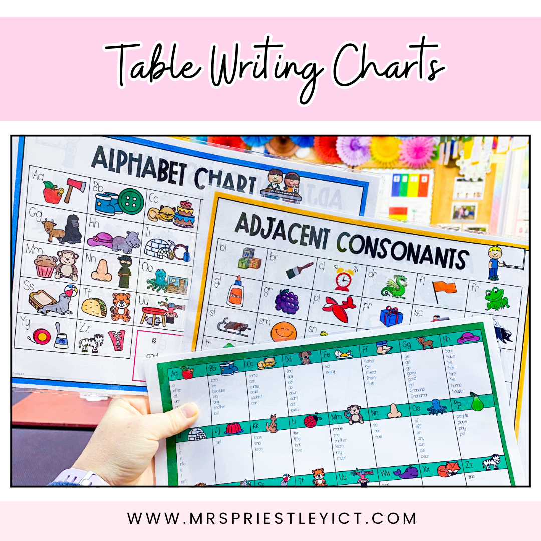 Table Writing Charts