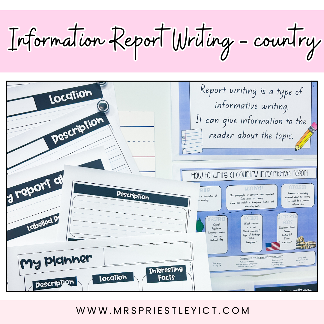 Information Report Writing - Country