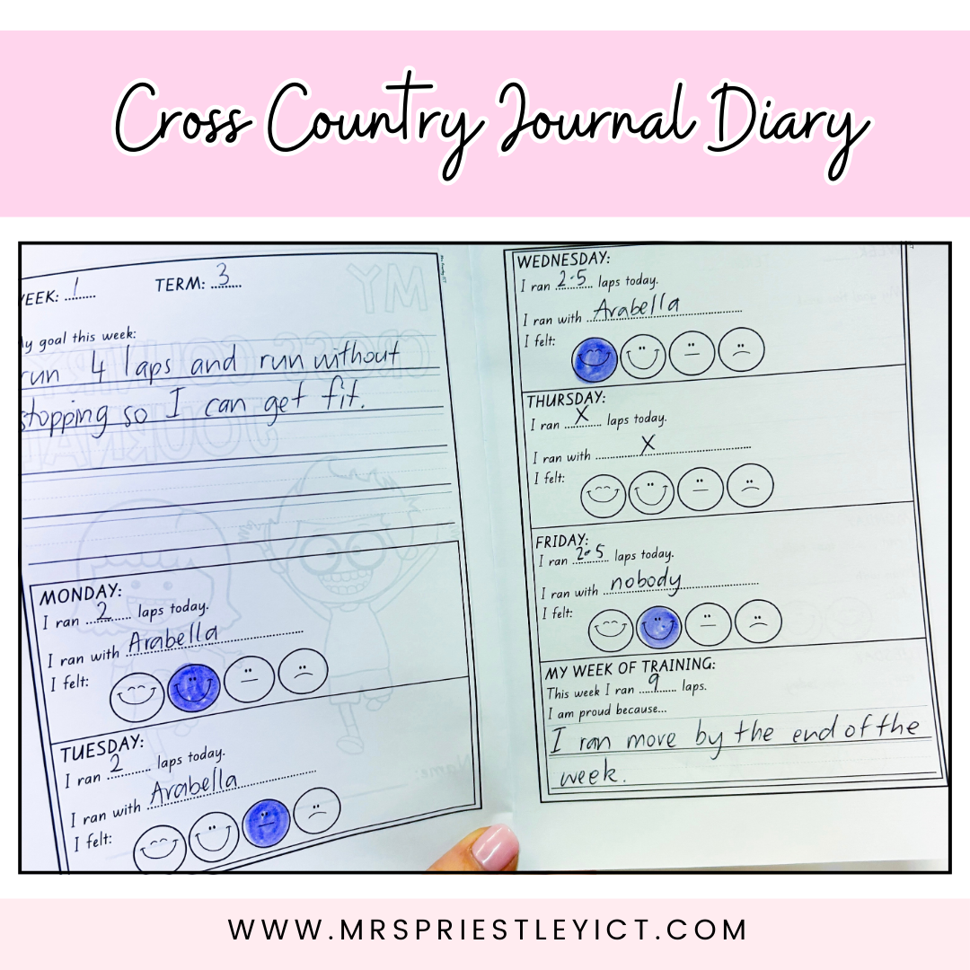 Cross Country Journal Diary