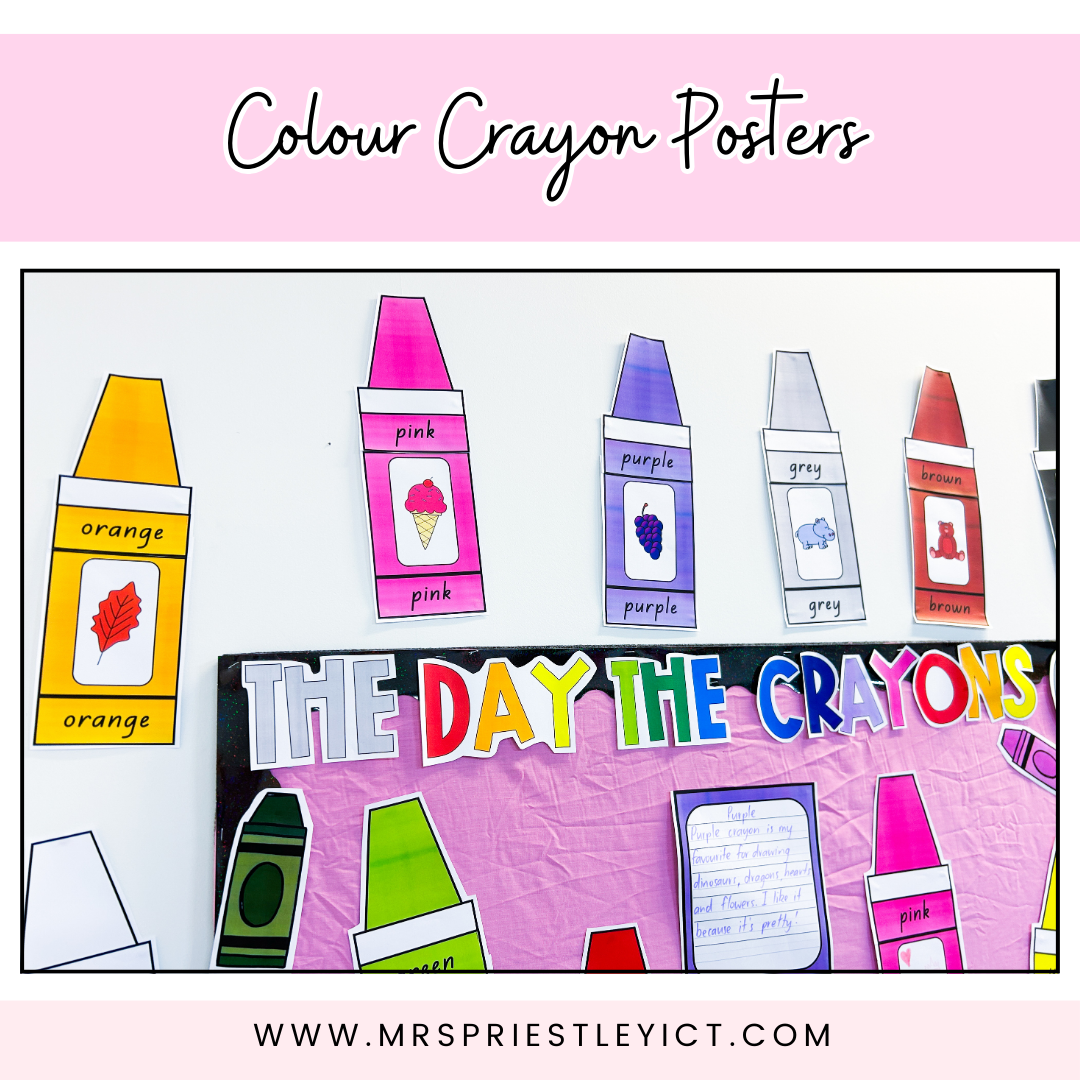 Colour Crayon Posters