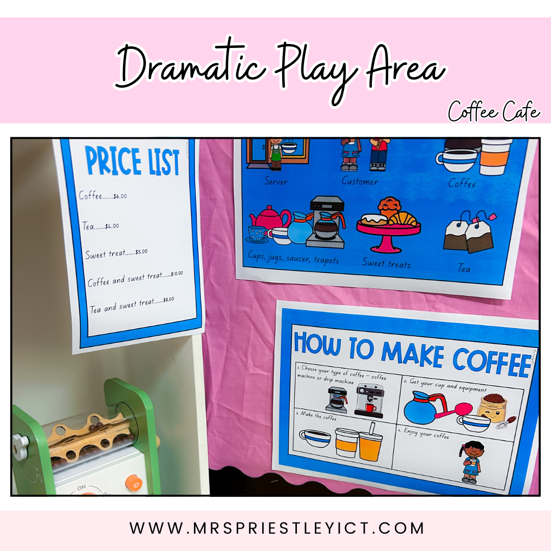 Dramatic Play Area - Coffee Cafe