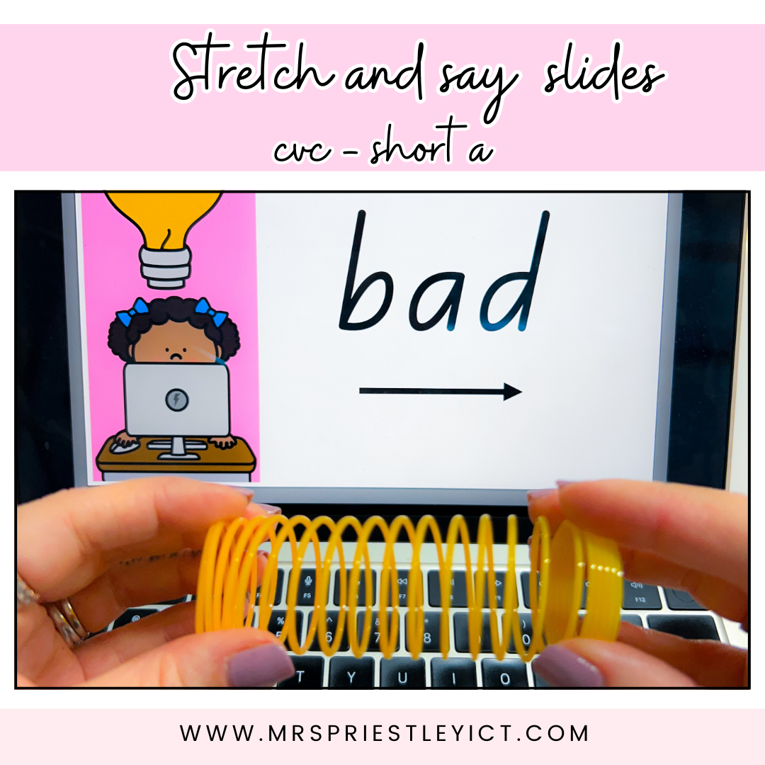 Stretch and say slides - cvc short a