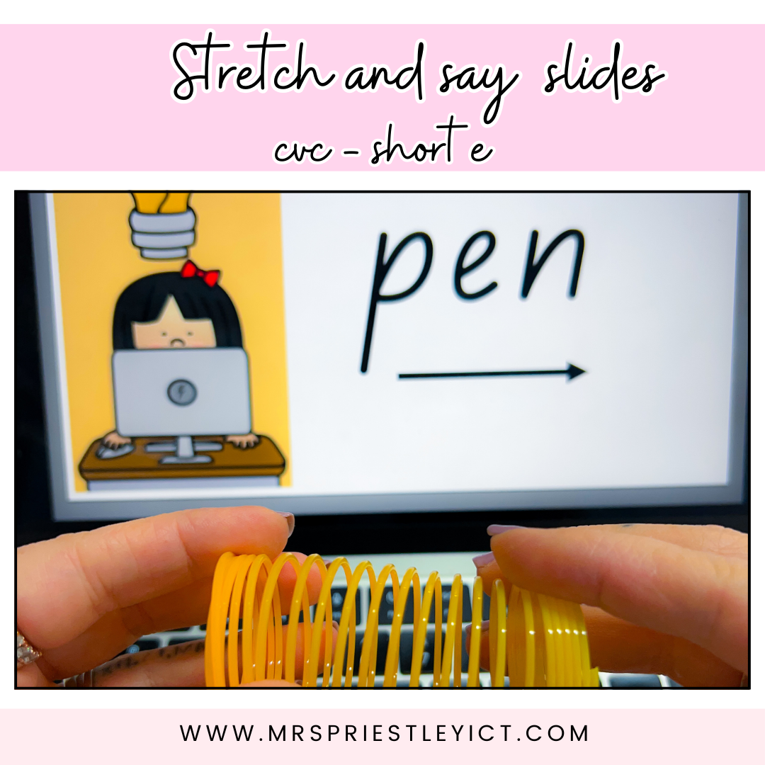 Stretch and say slides - cvc short e