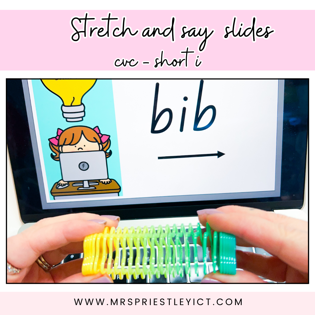 Stretch and say slides - cvc short i